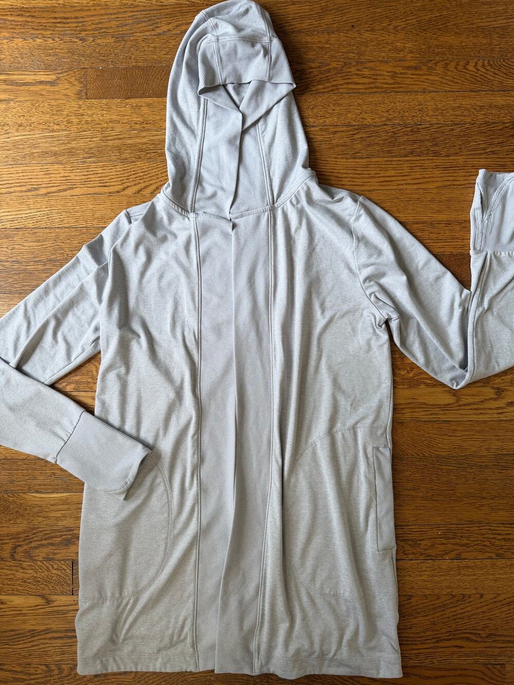 Athleta Women's Hooded Long Cardigan Sweatshirt Size Small